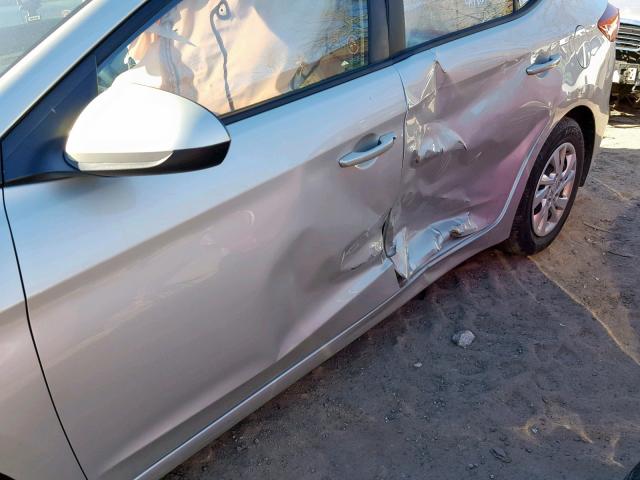 5NPD74LF5HH150415 - 2017 HYUNDAI ELANTRA SE TAN photo 9