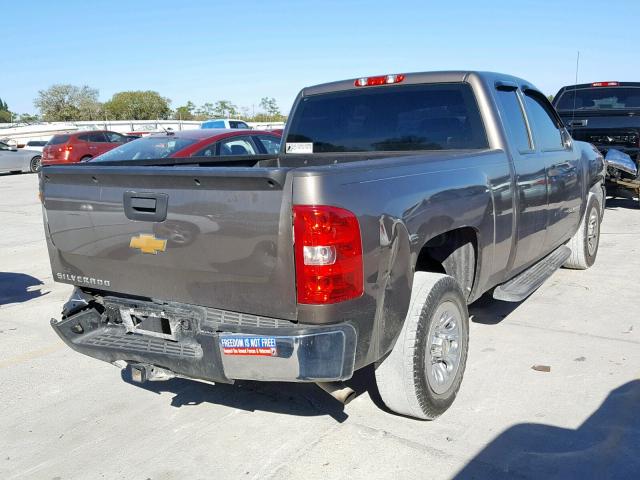 1GCRCPEXXCZ333819 - 2012 CHEVROLET SILVERADO BROWN photo 4