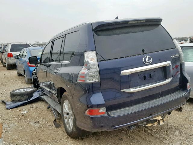 JTJBM7FX4H5169802 - 2017 LEXUS GX BASE BLUE photo 3