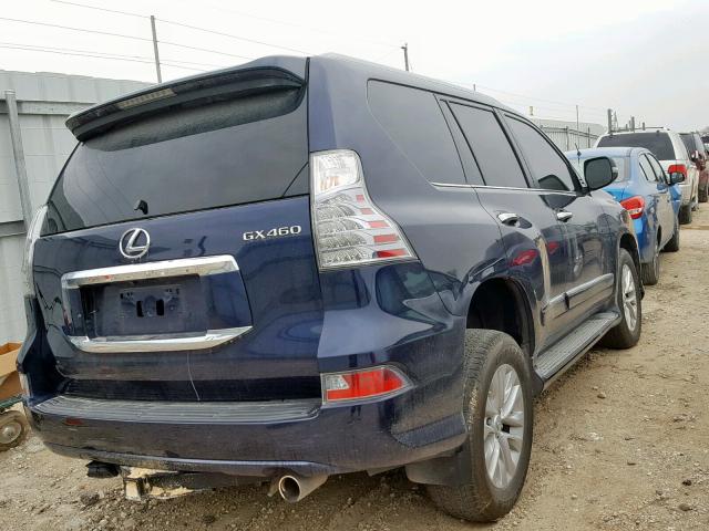 JTJBM7FX4H5169802 - 2017 LEXUS GX BASE BLUE photo 4