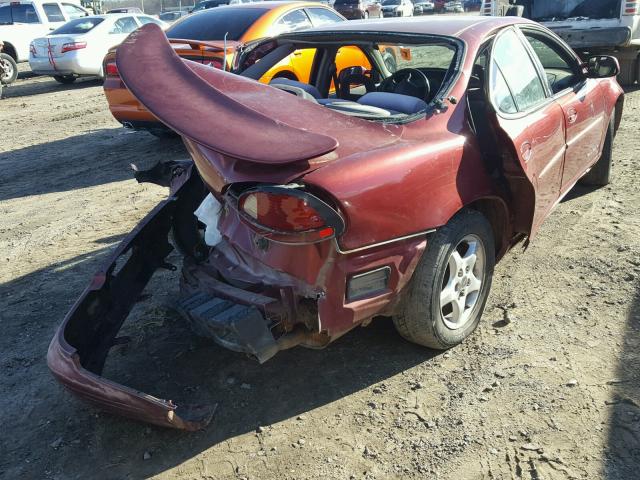 1G2WJ52K5YF126869 - 2000 PONTIAC GRAND PRIX MAROON photo 4