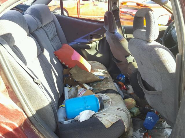 1G2WJ52K5YF126869 - 2000 PONTIAC GRAND PRIX MAROON photo 6