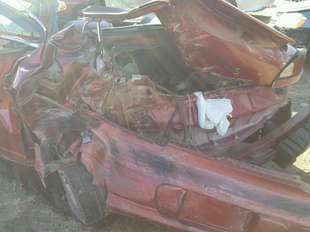 1G2WJ52K5YF126869 - 2000 PONTIAC GRAND PRIX MAROON photo 9