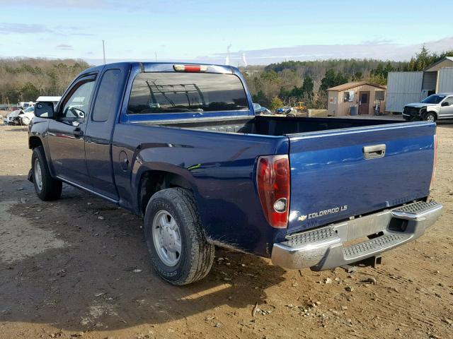 1GCCS196348118393 - 2004 CHEVROLET COLORADO BLUE photo 3