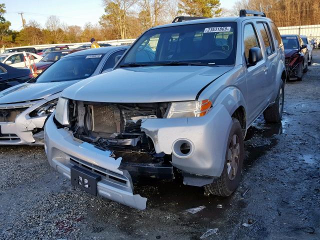 5N1AR1NN5BC620280 - 2011 NISSAN PATHFINDER SILVER photo 2