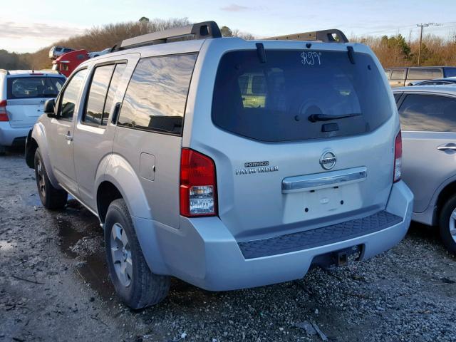 5N1AR1NN5BC620280 - 2011 NISSAN PATHFINDER SILVER photo 3