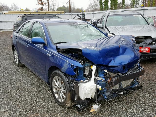 4T1BB3EK0BU128938 - 2011 TOYOTA CAMRY HYBR BLUE photo 1