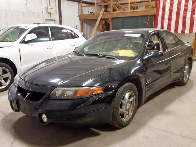 1G2HY54K614126284 - 2001 PONTIAC BONNEVILLE BLACK photo 2