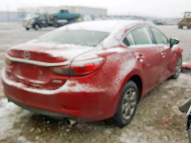 JM1GJ1V56G1400638 - 2016 MAZDA 6 TOURING RED photo 4