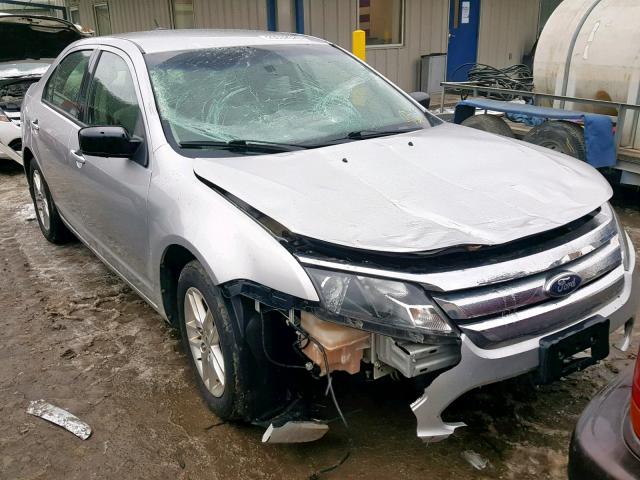 3FAHP0GA7BR138155 - 2011 FORD FUSION S SILVER photo 1