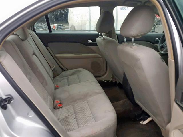 3FAHP0GA7BR138155 - 2011 FORD FUSION S SILVER photo 6