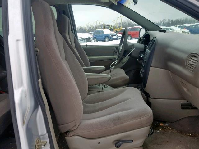 1B4GP34312B614964 - 2002 DODGE GRAND CARA SILVER photo 5