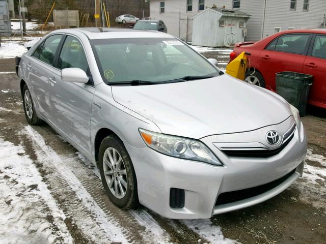 4T1BB3EK7AU123394 - 2010 TOYOTA CAMRY HYBR SILVER photo 1