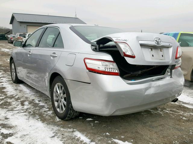 4T1BB3EK7AU123394 - 2010 TOYOTA CAMRY HYBR SILVER photo 3