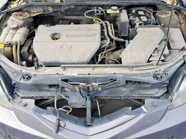 JM1BK343171629988 - 2007 MAZDA 3 HATCHBAC GRAY photo 7