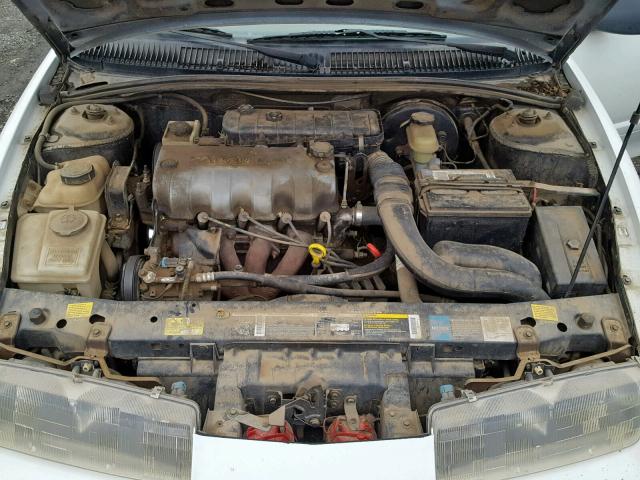 1G8ZH5596RZ225658 - 1994 SATURN SL1 WHITE photo 7