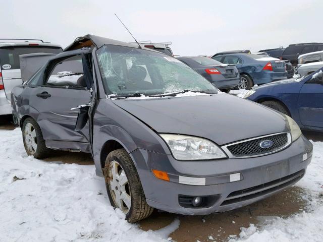 1FAFP34N85W120913 - 2005 FORD FOCUS ZX4 GRAY photo 1