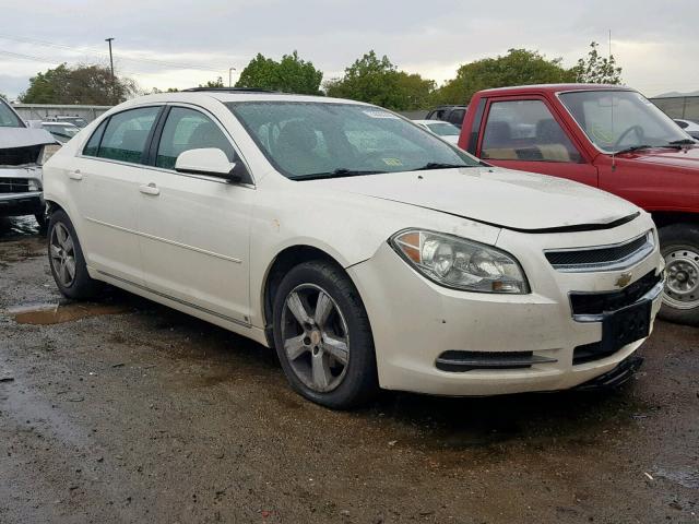 1G1ZD5EB7AF106164 - 2010 CHEVROLET MALIBU 2LT WHITE photo 1