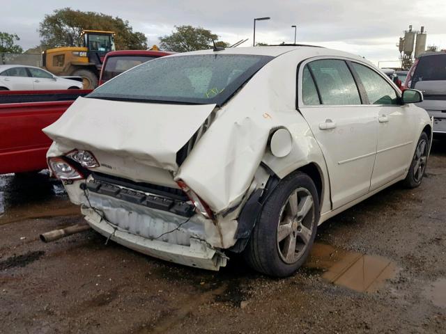 1G1ZD5EB7AF106164 - 2010 CHEVROLET MALIBU 2LT WHITE photo 4