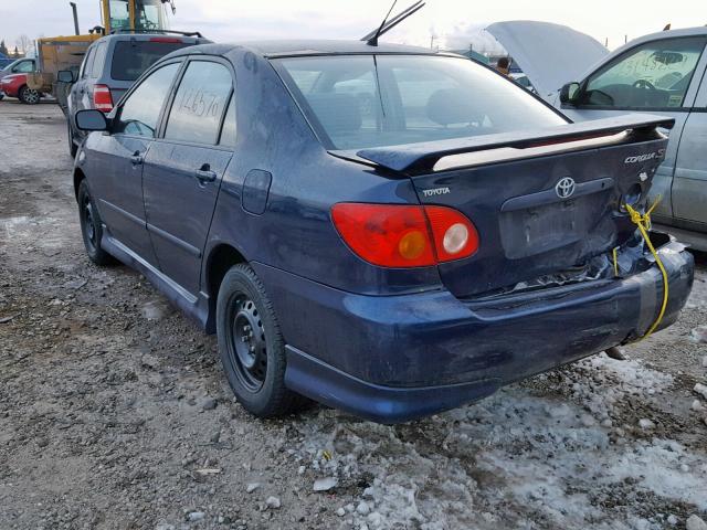 2T1BR32E24C795475 - 2004 TOYOTA COROLLA CE Mavi foto 3