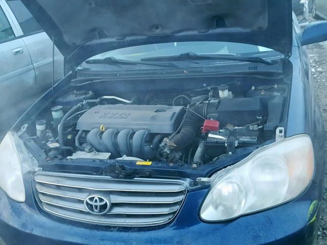 2T1BR32E24C795475 - 2004 TOYOTA COROLLA CE Mavi foto 7