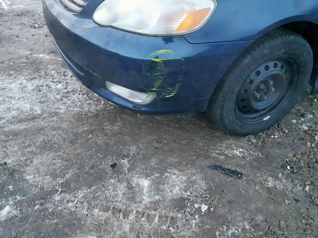 2T1BR32E24C795475 - 2004 TOYOTA COROLLA CE Mavi foto 9
