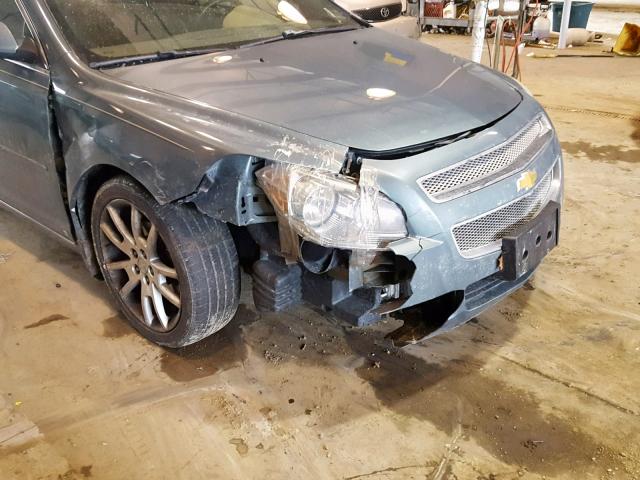 1G1ZK577694210442 - 2009 CHEVROLET MALIBU LTZ BLUE photo 9