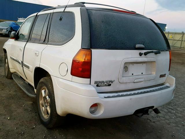 1GKDT13SX22130472 - 2002 GMC ENVOY WHITE photo 3