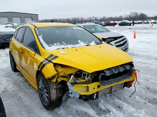 1FADP3L97HL316164 - 2017 FORD FOCUS ST YELLOW photo 1