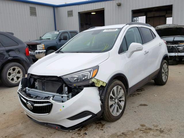 KL4CJASB8HB070290 - 2017 BUICK ENCORE PRE WHITE photo 2