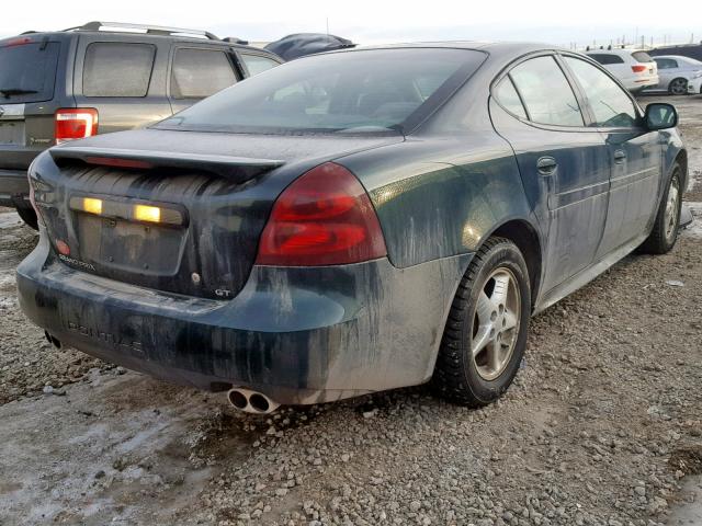 2G2WP522341360573 - 2004 PONTIAC GRAND PRIX GREEN photo 4