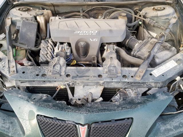 2G2WP522341360573 - 2004 PONTIAC GRAND PRIX GREEN photo 7