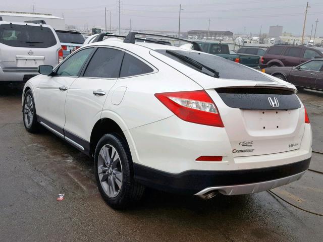 5J6TF2H59FL004704 - 2015 HONDA CROSSTOUR WHITE photo 3