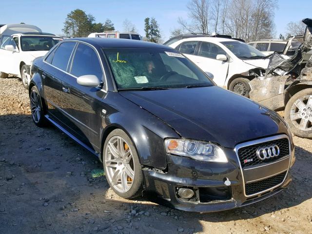 WUARU98E07N902423 - 2007 AUDI RS4 QUATTR BLACK photo 1