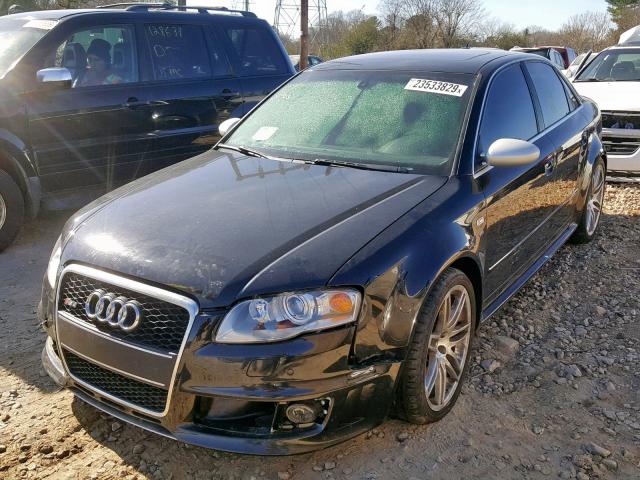 WUARU98E07N902423 - 2007 AUDI RS4 QUATTR BLACK photo 2