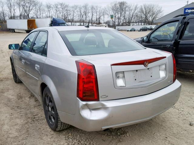 1G6DM57T570104810 - 2007 CADILLAC CTS SILVER photo 3