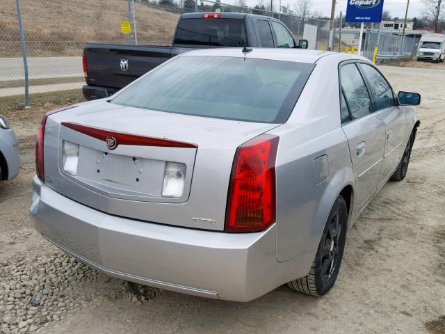 1G6DM57T570104810 - 2007 CADILLAC CTS SILVER photo 4