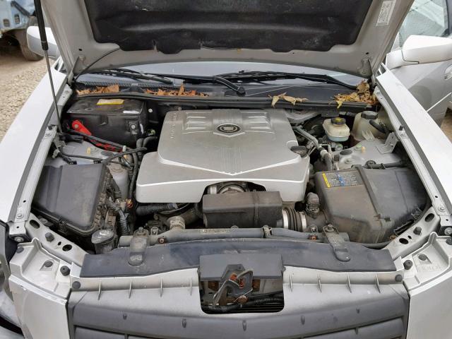 1G6DM57T570104810 - 2007 CADILLAC CTS SILVER photo 7