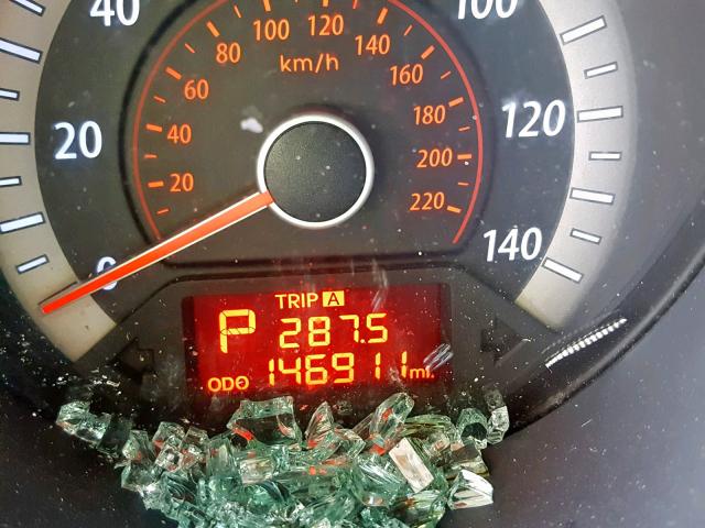 KNAFU4A2XA5849897 - 2010 KIA FORTE EX BURGUNDY photo 8