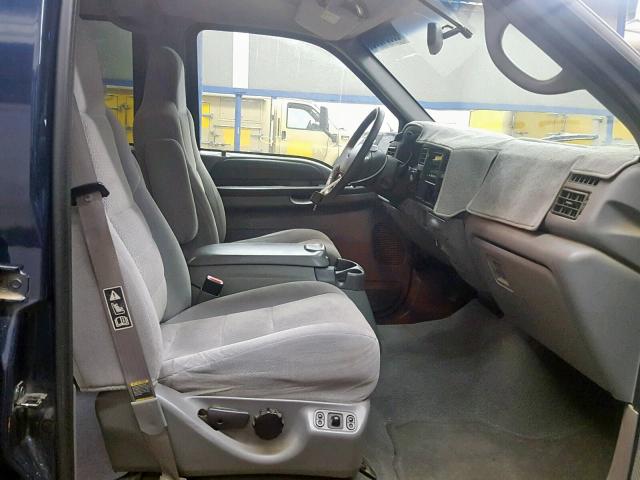 1FMNU40L92EC39477 - 2002 FORD EXCURSION BLUE photo 5