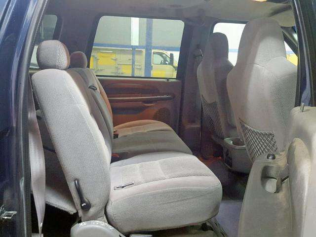 1FMNU40L92EC39477 - 2002 FORD EXCURSION BLUE photo 6
