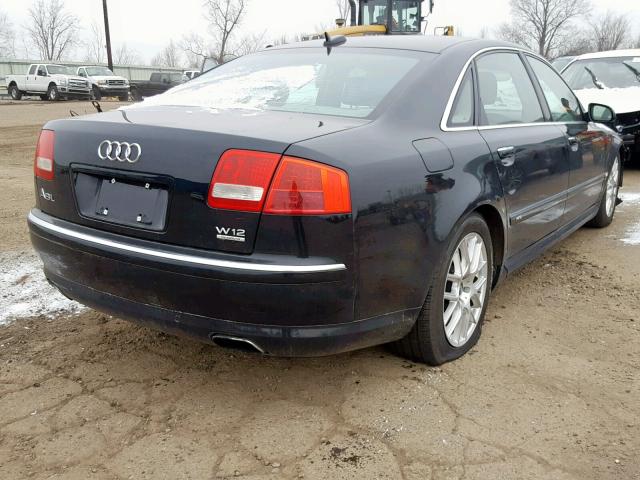 WAUMR44E35N010632 - 2005 AUDI A8 L W12 Q BLACK photo 4