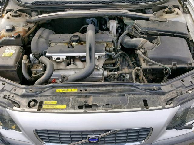 YV1RH58D322129176 - 2002 VOLVO S60 2.5T SILVER photo 7