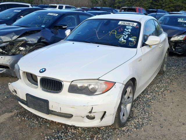 WBAUP7C50DVP24581 - 2013 BMW 128 I WHITE photo 2