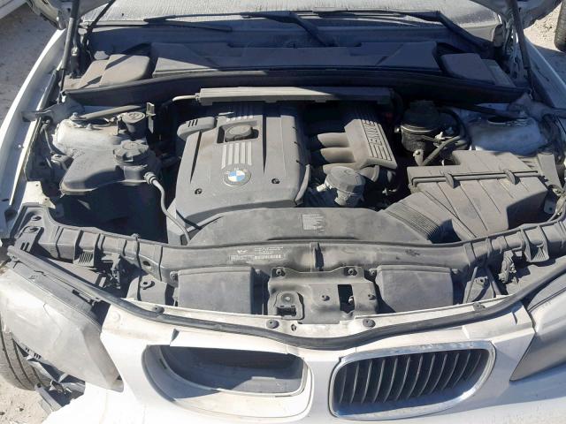 WBAUP7C50DVP24581 - 2013 BMW 128 I WHITE photo 7