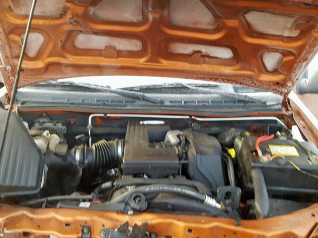 1GCDT146448186114 - 2004 CHEVROLET COLORADO ORANGE photo 7