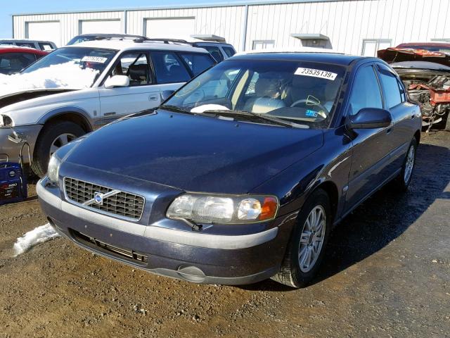 YV1RS61T432273099 - 2003 VOLVO S60 BLUE photo 2