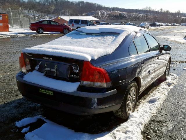 YV1RS61T432273099 - 2003 VOLVO S60 BLUE photo 4