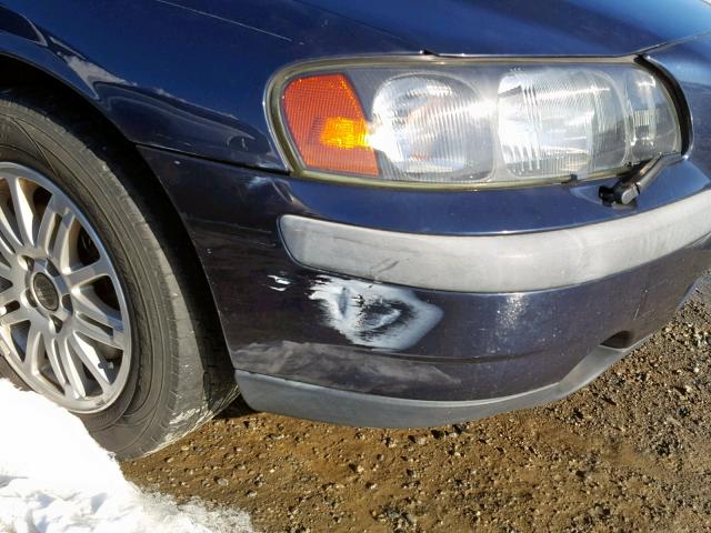 YV1RS61T432273099 - 2003 VOLVO S60 BLUE photo 9