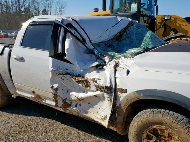 1C6RR7YT0GS185239 - 2016 RAM 1500 REBEL თეთრი ფოტო 9